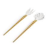 Jessica McCormack Shell Serving 2-Piece Set - Gold