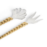 Jessica McCormack Shell Serving 2-Piece Set - Gold