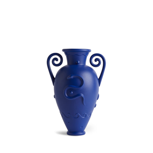 Pantheon Orpheus Amphora Vase - Blue