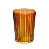 Prism Highball Glasses - Amber (Set of 4)