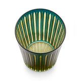 Prism Highball Glasses - Green (Set of 4)
