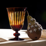 Prism Wine Glasses - Amber (Set of 4)
