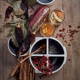 Cubisme Condiment Server - 4 Sections