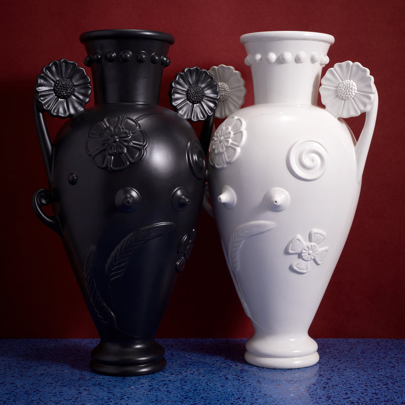 Pantheon Persephone Vase - Black