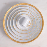 Neptune Bread + Butter Plate- Gold