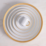 Neptune Bread + Butter Plate- Gold