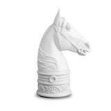 White Horse Bookend by L'OBJET - Nod to the Majestic Creatures from the Han Dynasty - Crafted from Limoges Porcelain