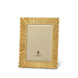 4x6-Inch Gold Ray Frame - Embellished with Intricate Craftsmanship & Adorned with 24K Gold Plating