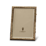 5x7-Inch Scales Frame in Platinum - Intricate Serpent Texture Details and Meticulously Hand-Crafted with Luxurious Materials