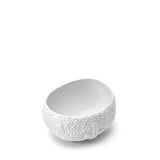 Small Haas Mojave Desert Bowl in White and Gold Features Bold Artistry - Reminiscent of Desert Pebbles - Definitive Patterns and Versatile Style