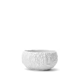 Small Haas Mojave Desert Bowl in White and Gold Features Bold Artistry - Reminiscent of Desert Pebbles - Definitive Patterns and Versatile Style