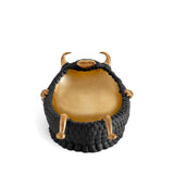 Haas Lazy Susan Catchall in Black - Hand-Crafted Creatures Embellished with Cultured Detail & Versatile Aesthetic