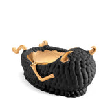 Haas Lazy Susan Catchall in Black - Hand-Crafted Creatures Embellished with Cultured Detail & Versatile Aesthetic