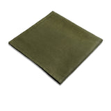 Olive Linen Sateen Napkins - Hand-Crafted Linen Woven Textile - Luxurious & Intricate Soft Sateen Napkins