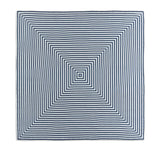 Blue and Light Blue Linen Sateen Concorde Napkins by L'OBJET - Definitive Lines with a Bold Look Create an Exquisite Set