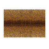 Large Natural Linen Sateen Leopard Tablecloth - Hand-Crafted in Portugal - Bold 100% Linen Woven Tablecloth by L'OBJET
