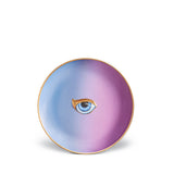 Blue and Purple Lito Plate - Features a Bold Eye Symbolizing Protection and Awareness - Lito Set Highlights Connection