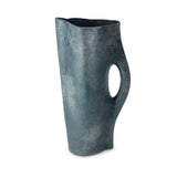Timna Pitcher in Aged Iron - Sculpted from Porcelain - Flowing Vessel Features Exemplary Craftsmanship with Detailed Finish