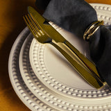 Perlée Bread and Butter Plate in White - Timeless and Sophisticated Dinnerware Crafted from Limoges Porcelain