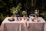 Linen Sateen Tablecloth - Pink
