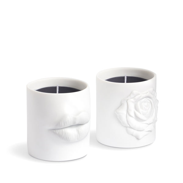 Le Duo - Oh Mon Dieu! + Rose Noire Candles - Small (Set of 2)