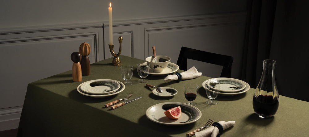 Shop The Table - Fall Sumi Dinnerware Scape