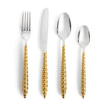 Jessica McCormack Shell Flatware  4-Piece Set - Gold