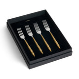 Jessica McCormack Shell Flatware  Luncheon Forks  4-Piece Set - Gold