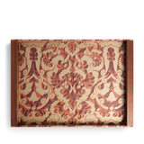 Fortuny Laotze Butler Tray - Oxblood Spice + Gold