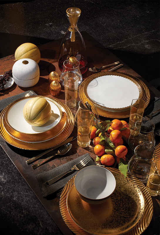 Modern Luxury Dinnerware Tablescape