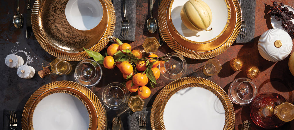 Modern Luxury Dinnerware Tablescape