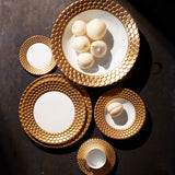 Aegean Soup Plate - Gold