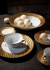 Aegean Soup Plate - Gold