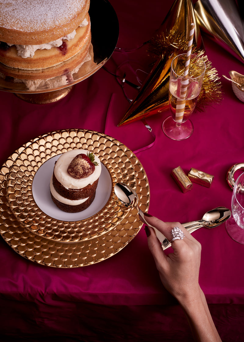 Aegean Dessert Plate - Gold