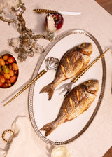 Jessica McCormack Shell Serving  2-Piece Set - Gold