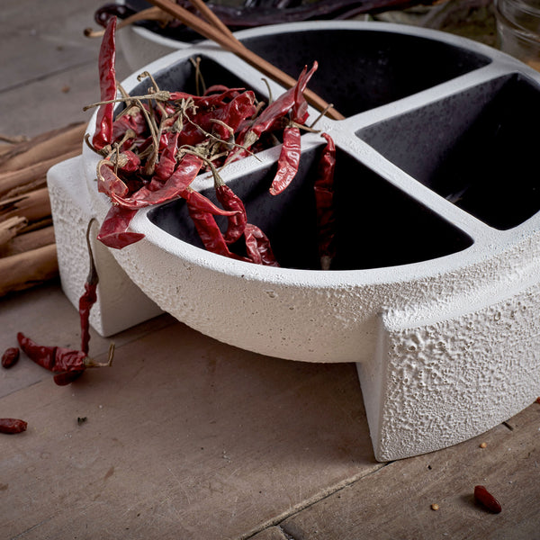 Cubisme Condiment Server - 4 Sections