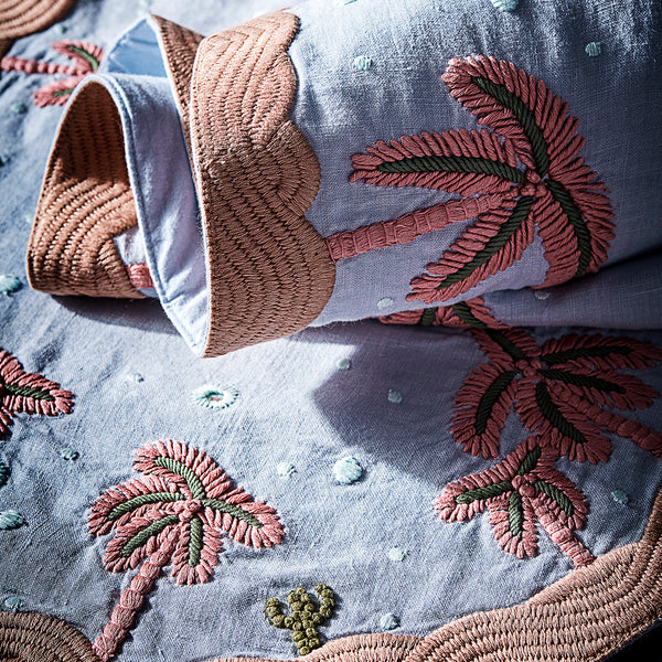 Haas Joshua Tree Table Runner  - Light Blue