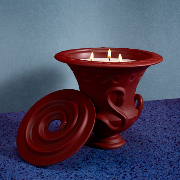 Hydra Candle - Veti-Vert- 3-Wicks -  Terracotta