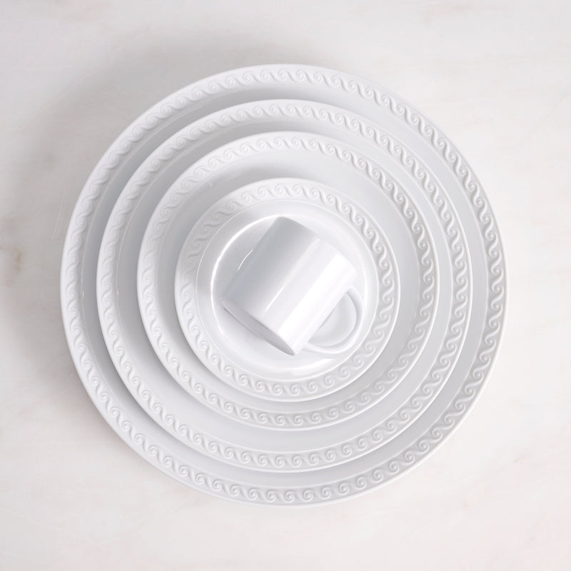 Neptune Saucer- White
