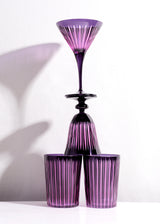 Prism Wine Glasses - Purple (Set of 4)