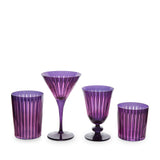 Prism Wine Glasses - Purple (Set of 4)