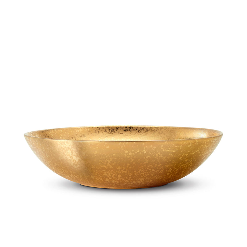 Large Alchimie Coupe Bowl in Gold by L'OBJET 