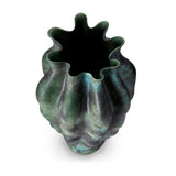 X-Large Cenote Vase in Green - Reminiscent of Famous Tulum - Porcelain Vase with Organic Shape Evokes a Sense of Calm