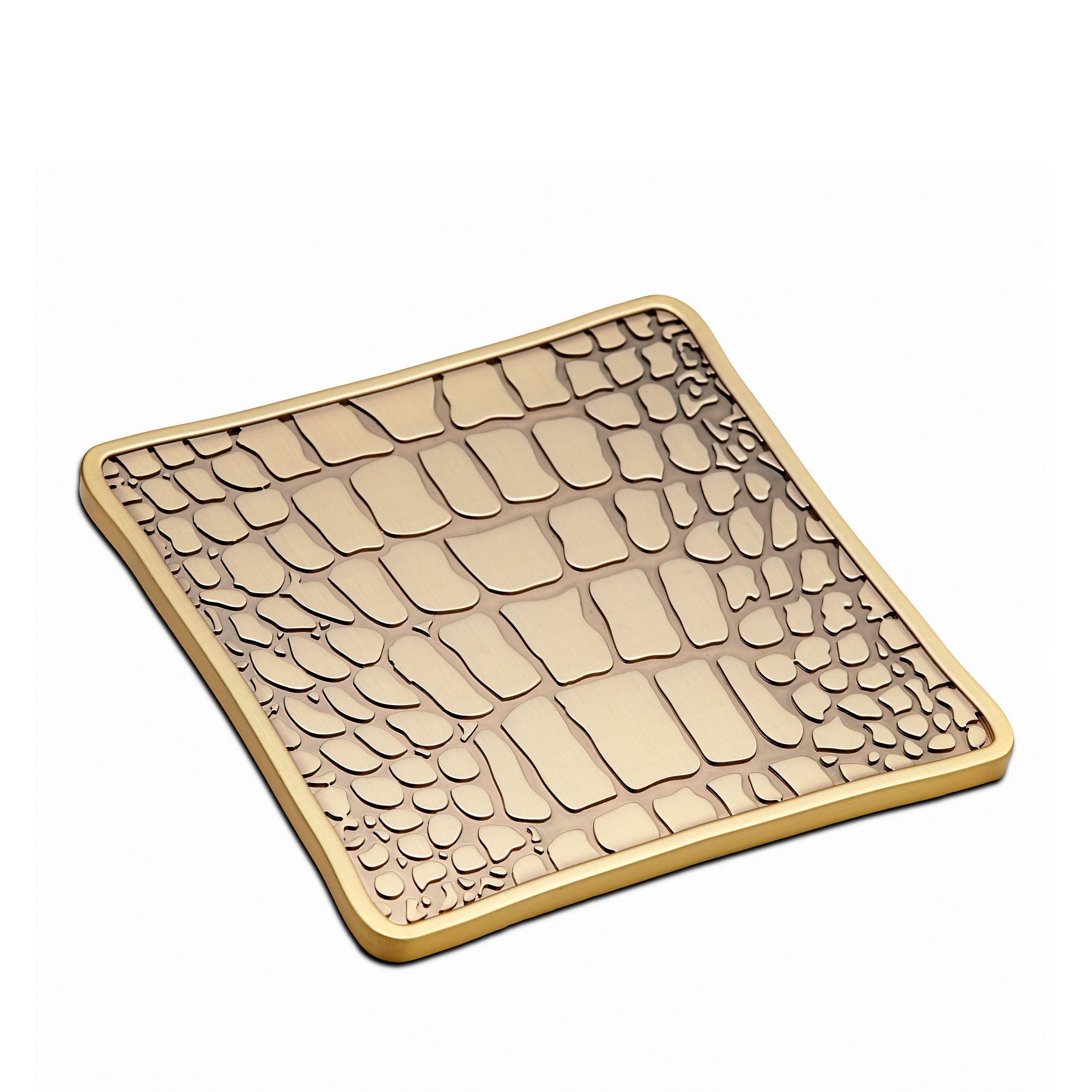 Crocodile Coasters - Meticulously Handcrafted Antiqued Brass Coasters ...