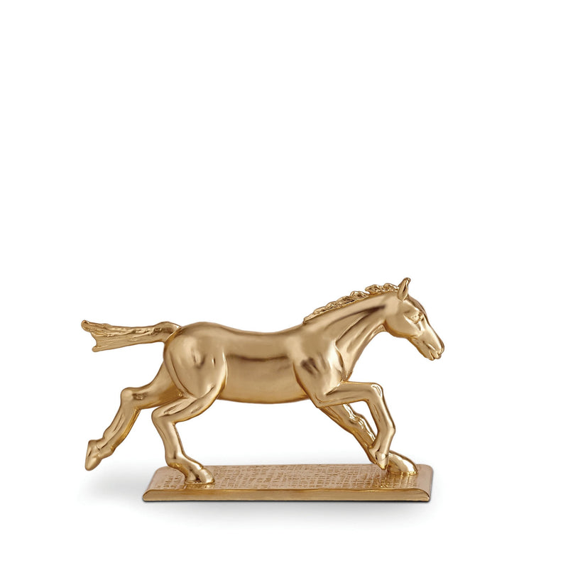 Gold Horse Knife and Chopstick Rests - Available in 24K Gold - Iconic Piece with Bold Aesthetic