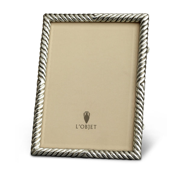 8x10-Inch Deco Twist Frame in Platinum - Ornate Details and Intricate Workmanship - Reminiscent of Fine Jewelry