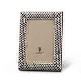5x7-Inch Braid Frame in Platinum - Hand-Crafted and Sculptural with Elevated Aesthetic - Presented in a Luxury Gift Box