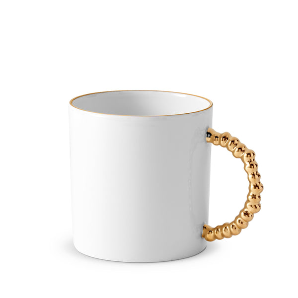 Haas Mojave Mug in Gold Features Bold Artistry - Reminiscent of Desert Pebbles - Definitive Patterns and Versatile Style