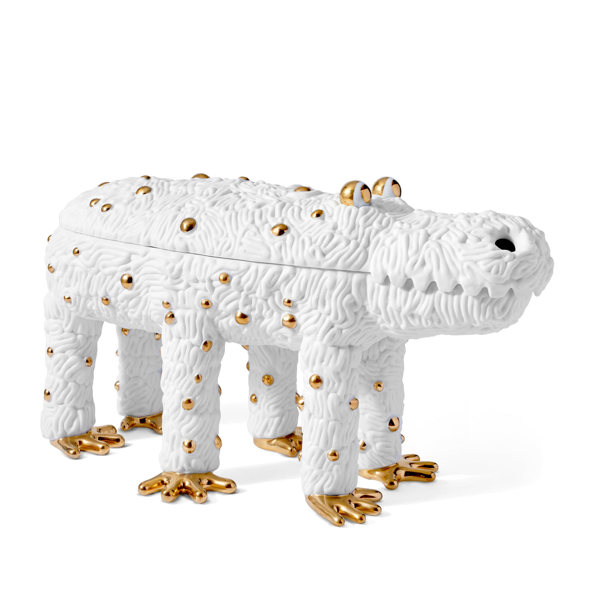 Haas Mojave Palm Unicorn Candle 4-wick - White + Gold - L'OBJET