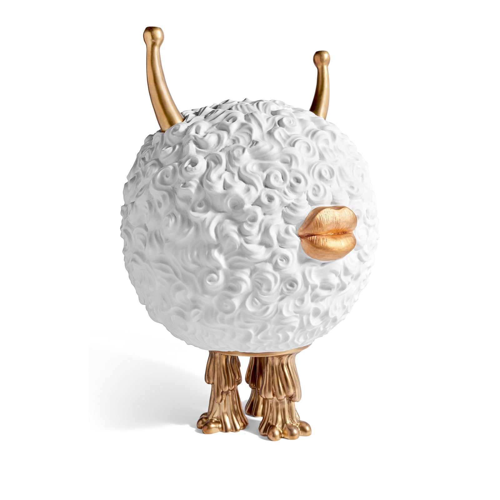 Haas Monster Incense Burner - White + Bronze - Luxury Home